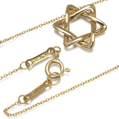 Tiffany&Co. Necklace Star Of David Mini 18K 750