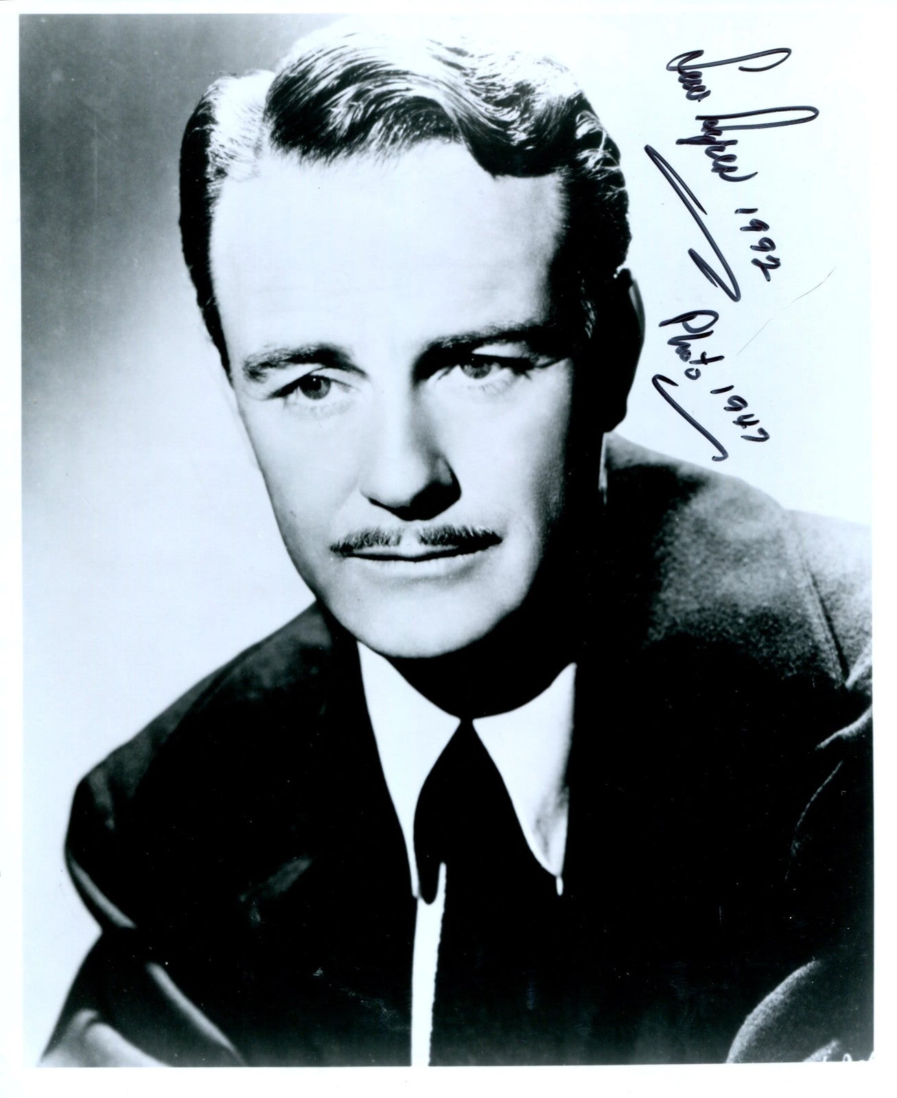 Lew Ayres Autographed 8X10 Photo