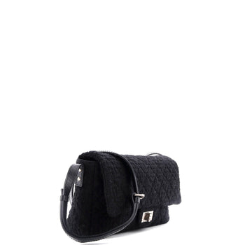 Chanel Easy Reissue Messenger Flap Bag Quilted Tweed Large