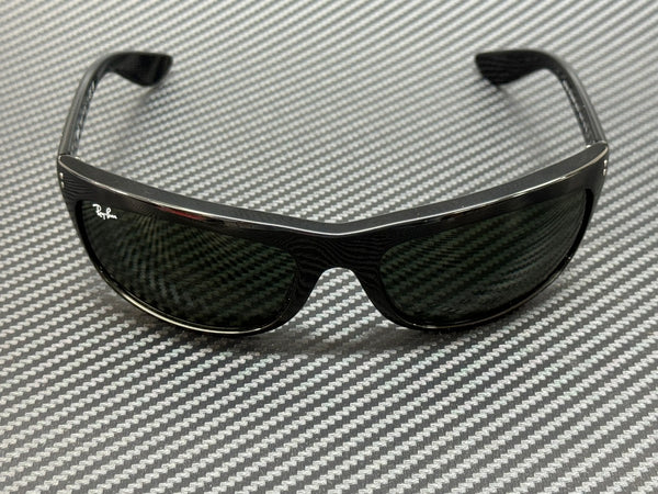 RAY BAN RB4089 601 31 Black Green Unisex 62 mm Sunglasses