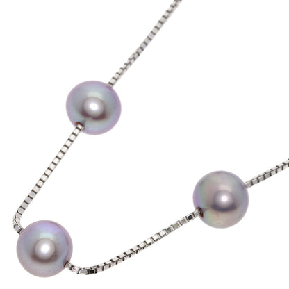 Tasaki   Necklace Station Pearl Pearl K18 White