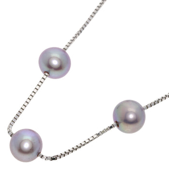 Tasaki   Necklace Station Pearl Pearl K18 White
