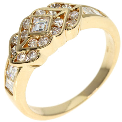 0.441ct Diamond Ring K18 Yellow Gold  3.7g