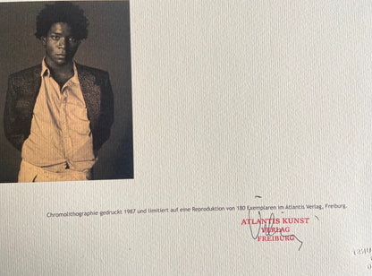 Jean-Michel Basquiat Lithograph Coa Signed Numbered By Hand