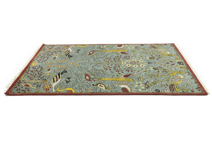 Handmade Chobi Oriental Rug 6X9 Ft Pictorial