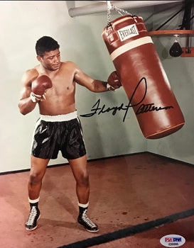 Floyd Patterson Autographed 8X10 Boxing Photo Psa