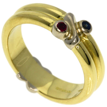 Tiffany&Co. Signature Ruby Sapphire Ring K18