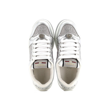 Gucci Screener Sneakers Gg Canvas With Crystals