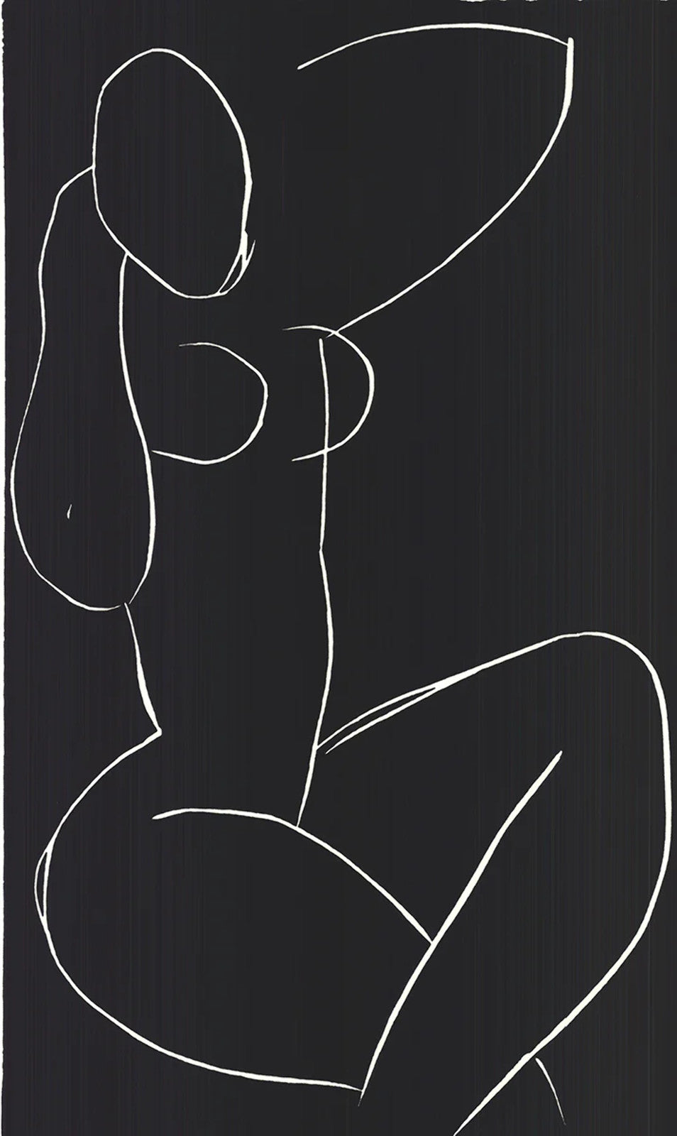 Henri Matisse Nu Assis I " Serigraph Impressionism & Modernism Blac