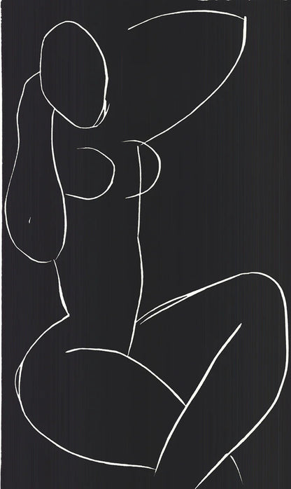 Henri Matisse Nu Assis I " Serigraph Impressionism & Modernism Blac