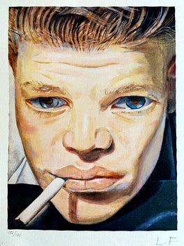 Lucian.Freud Lithograph Coa Numbered A Hand Signed Limited Stamp