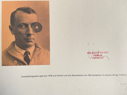 Jean Hans Arp Lithograph Numbered Coa