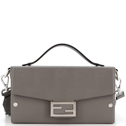 Fendi Baguette Soft Trunk Bag Zucca Leather