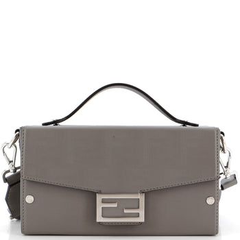 Fendi Baguette Soft Trunk Bag Zucca Leather