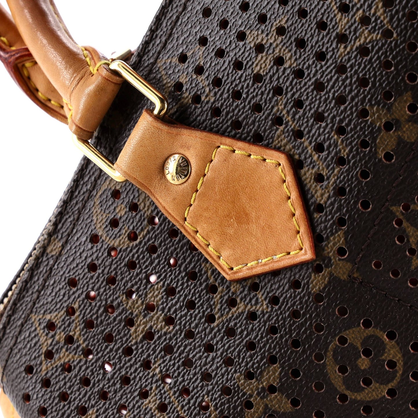 30 Louis Vuitton Speedy Handbag Perforated Monogram Canvas