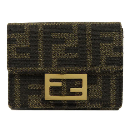 FENDI   Bifold Wallet with Coin Pocket Zucca