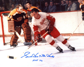 Gordie Howe Autographed 8X10 Photo Detroit Red Wings
