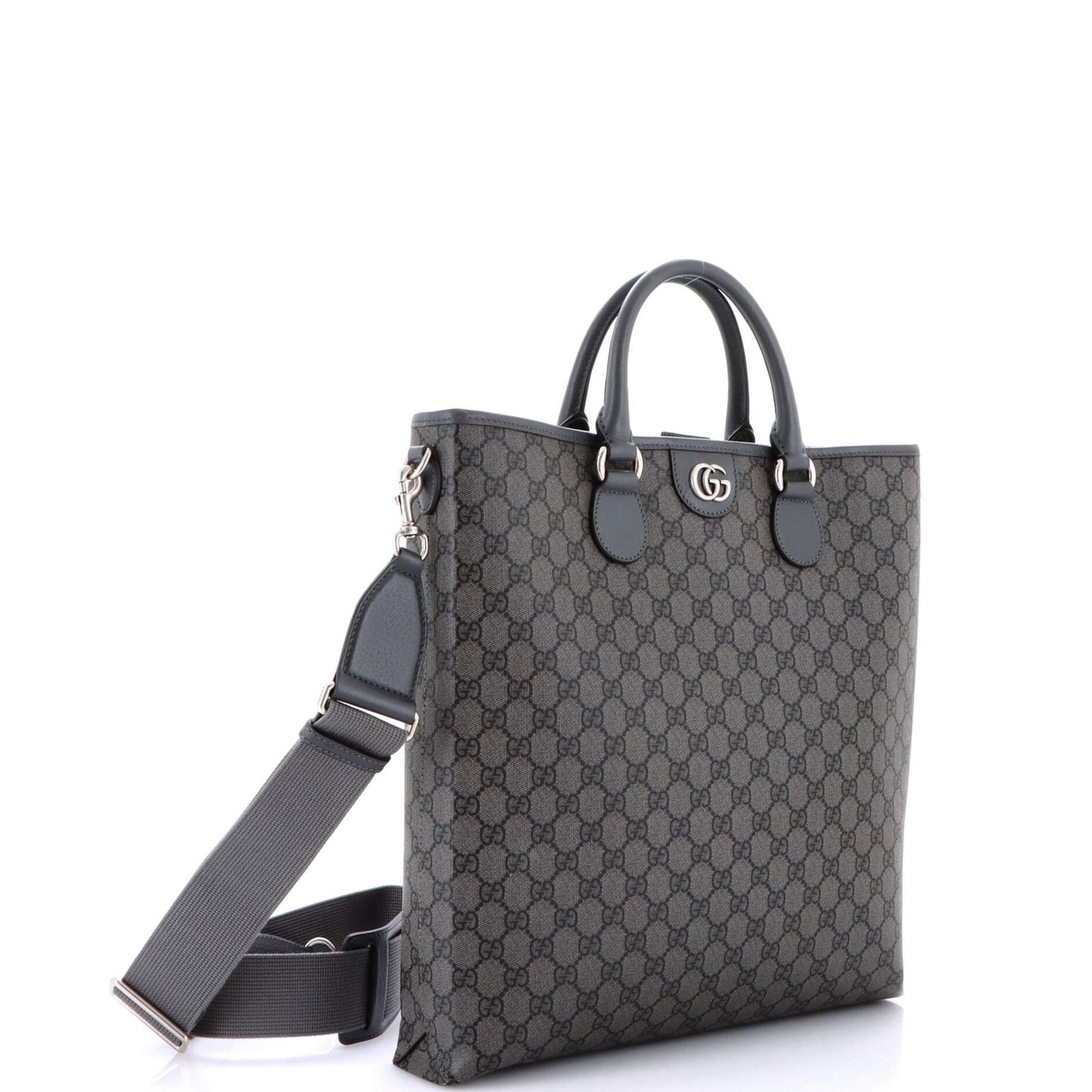 Gucci Ophidia Convertible Open Tote Gg Coated Canvas Tall