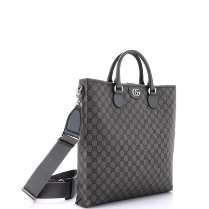 Gucci Ophidia Convertible Open Tote Gg Coated Canvas Tall