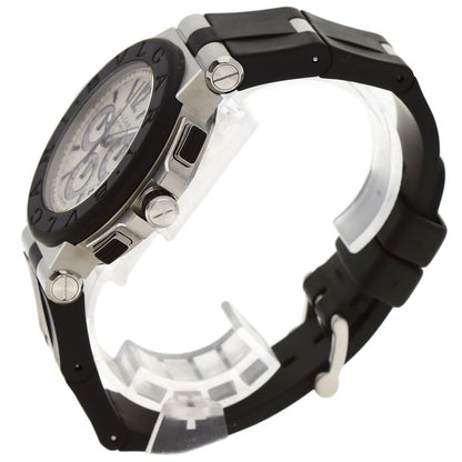 Bvlgari Diagono Chronograph Watches Dg42Svch Stainless Steel/Rubber