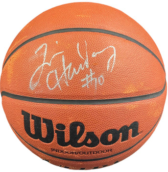 Tim Hardaway Autographed I/O Wilson Basketball (Jsa)