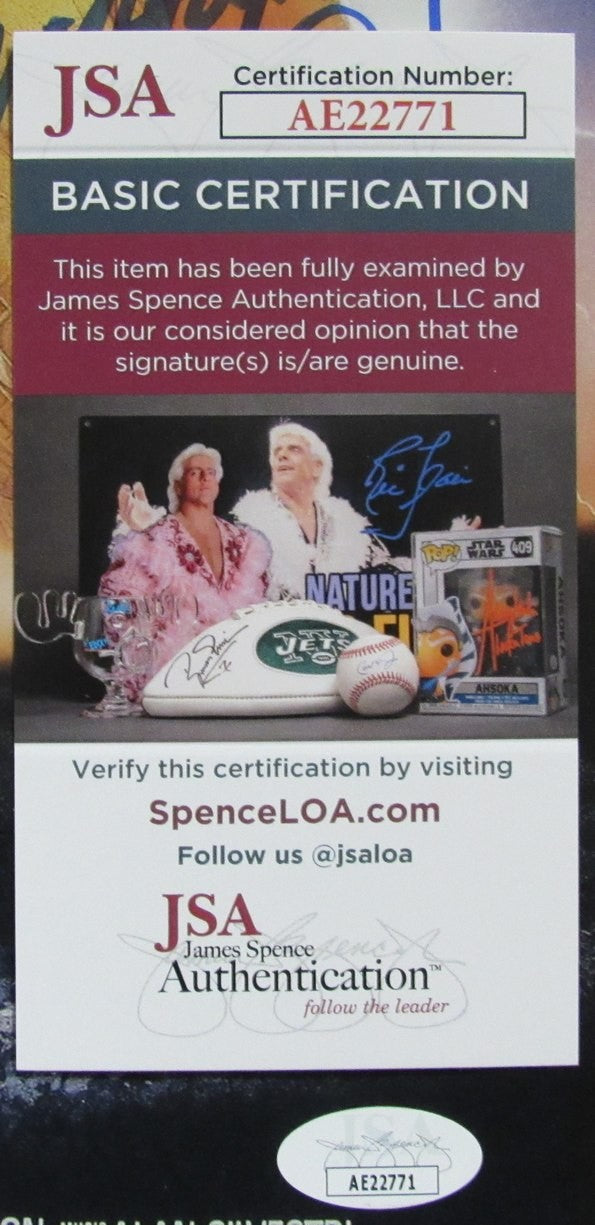 Michael J Fox/Lloyd/Thompson/Wilson (4)Signed 11X17 Photo Back To Future Jsa 098