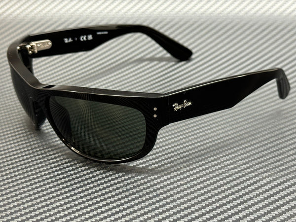 RAY BAN RB2289 901 31 Black Green Mega Balorama Unisex 60 mm Sunglasses