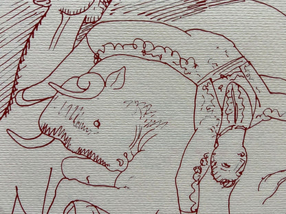 Pablo Picasso Lithograph Coa Signed Numbered In Pencil 180 Ex