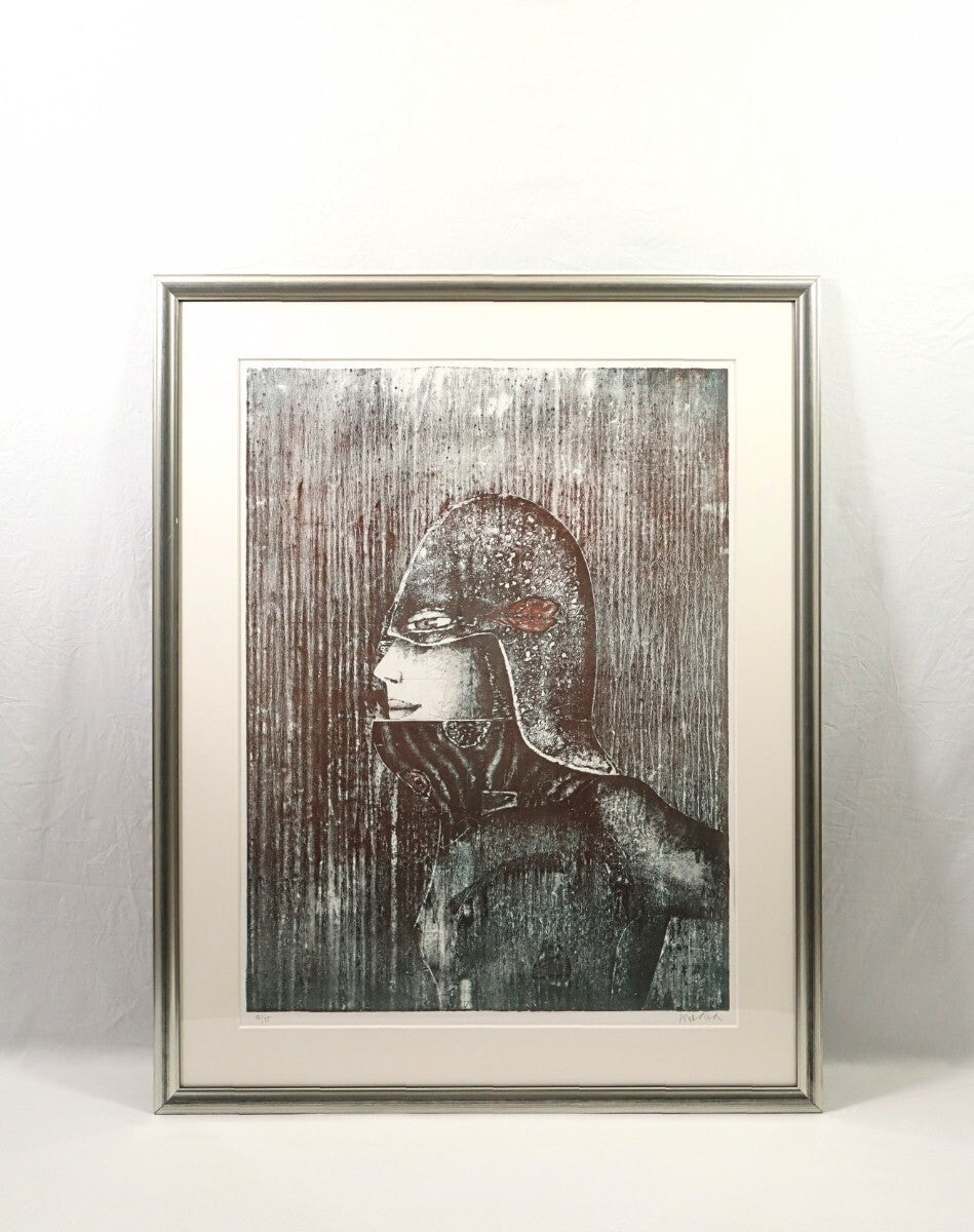 Paul Wunderlich Amazones Ed15 Original Lithograph Signed Framed Surrealism Art