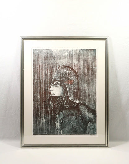 Paul Wunderlich Amazones Ed15 Original Lithograph Signed Framed Surrealism Art