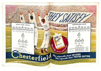 11/12/1932 Northwestern Vs. Notre Dame Program