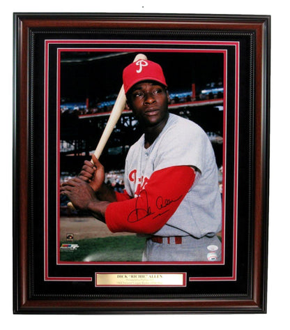 Dick "Richie" Allen Philadelphia Phillies 16X20 Photo Framed Jsa 189333