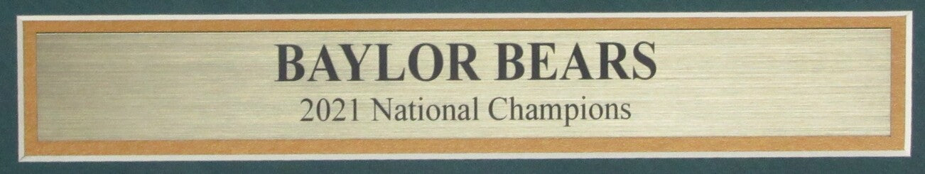 Baylor Bears 2021 Waco Tribune Newspaper Mens Basketball Champs Framed 159170
