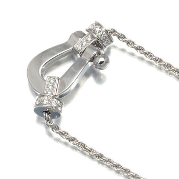 Fred Necklace Force 10 Diamond Half Medium 18K 750 White Gold
