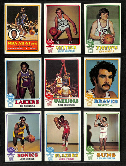 1973-74 Topps Basketball Complete Set (264)