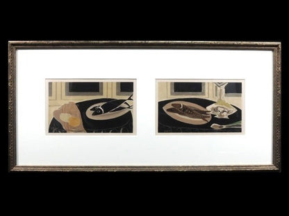 Georges Braque Black Fish With Pitcher Lithograph Set Cubism Ed.225