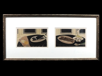 Georges Braque Black Fish With Pitcher Lithograph Set Cubism Ed.225
