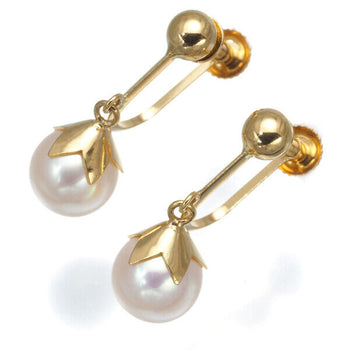 TASAKI Earrings Akoya Pearl 7.0mm 18K 750 Yellow
