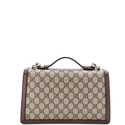 Gucci Dionysus Top Handle Chain Bag Gg Coated Canvas Small