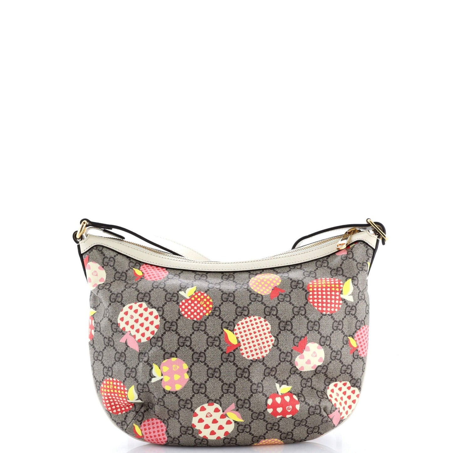 Gucci Ophidia Half Moon Hobo Printed Gg Coated Canvas Small