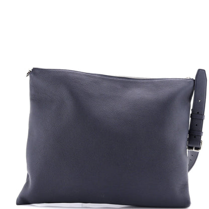 Fendi After Zip Shoulder Bag Leather Large