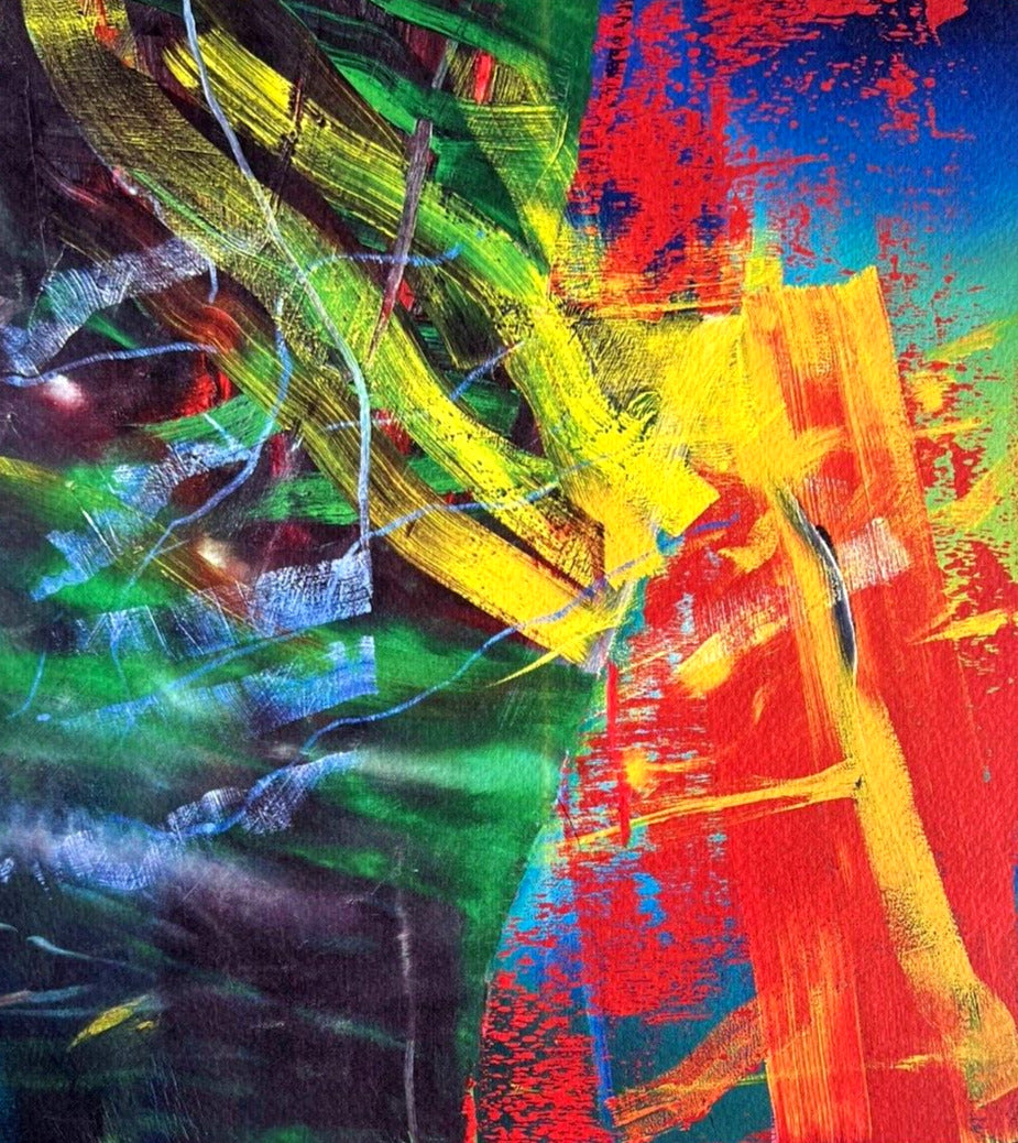 Gerhard Richter Lithograph Signed Coa (Hand Numbered)