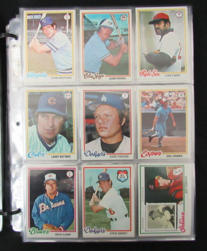 1978 Topps Baseball Complete Set (726) In Pocket Pages Ryan, Stargell 184938