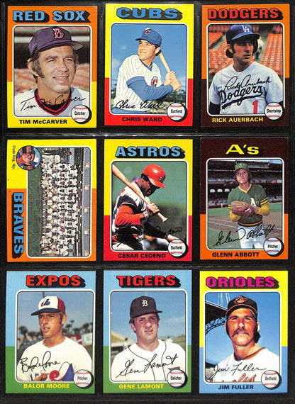 1975 Topps Baseball Card Complete Set (1-660)