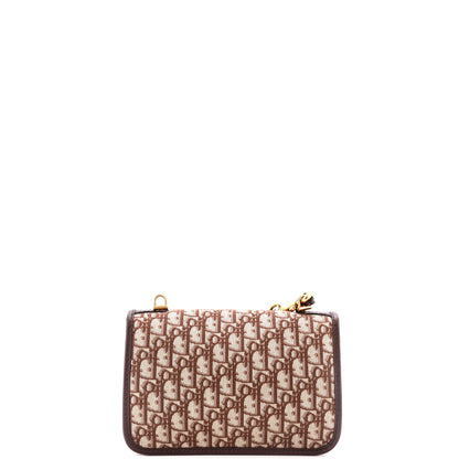 Christian Dior Dioraddict Flap Bag With Strap Oblique Canvas Medium