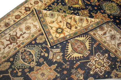 8X10 ft Handmade Indo Karajeh Oriental Rug