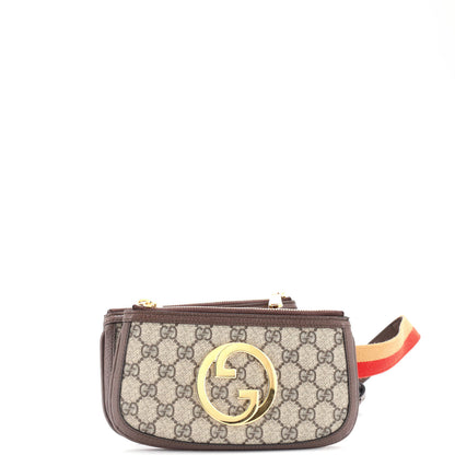 Gucci Blondie Multi Pocket Belt Bag Gg Coated Canvas