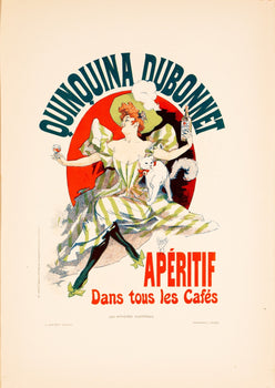 Quinquina Dubonnet Jules Cheret For Affiches Illustrees 1896 Original