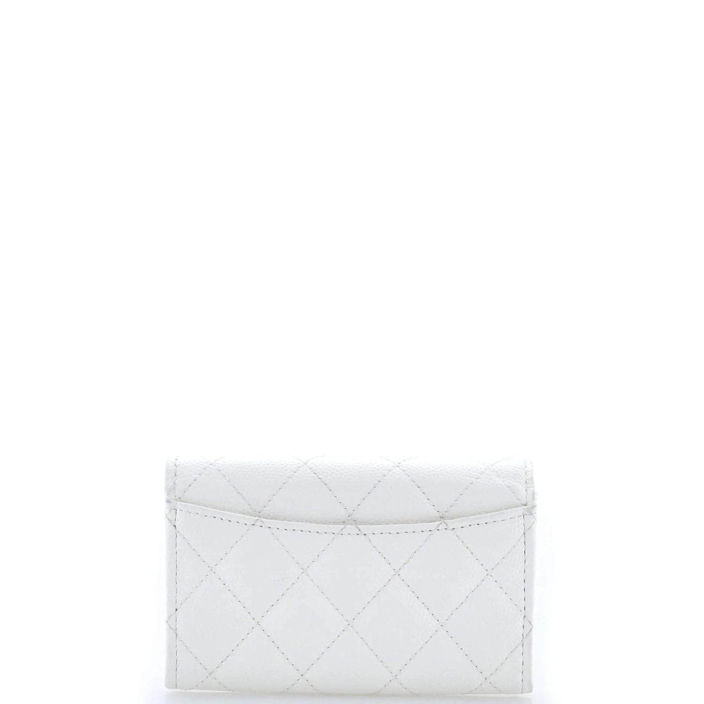 Chanel Classic Flap Card Case Quilted Caviar