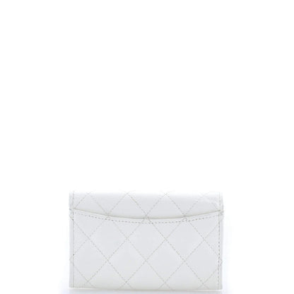 Chanel Classic Flap Card Case Quilted Caviar